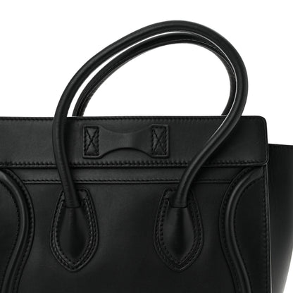 Celine Smooth Calfskin Micro Luggage Black 11 of 11