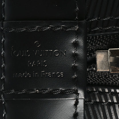 Louis Vuitton Epi Jacquard Alma BB Black 6 of 10