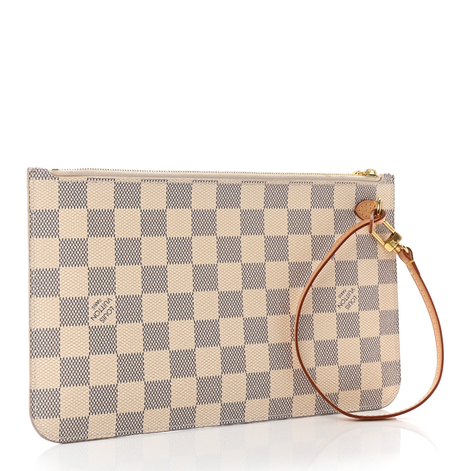 Louis Vuitton Damier Azur Neverfull MM GM Pochette 3 of 8
