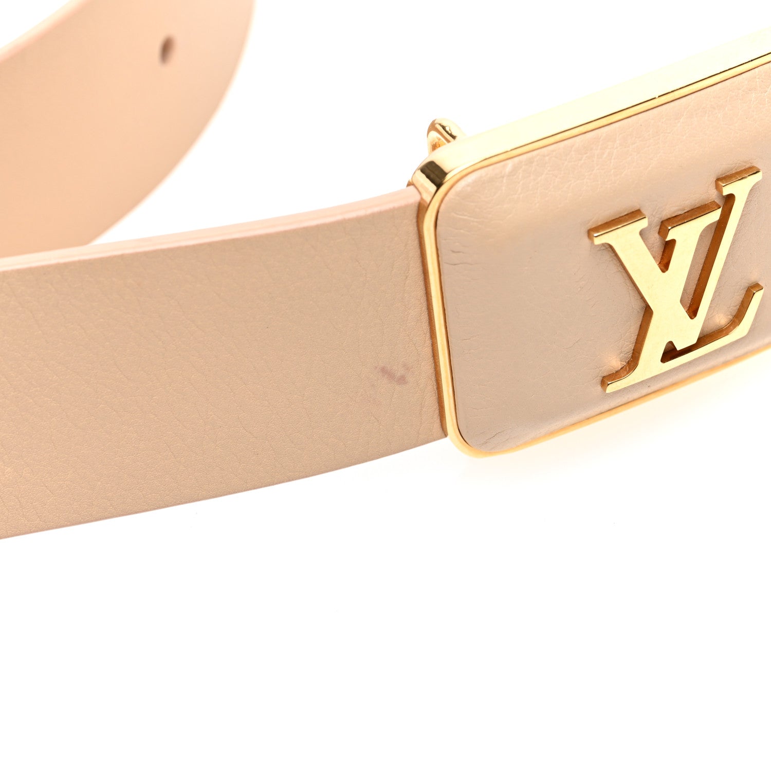 Louis Vuitton Calfskin Ecrin Belt 85 34 Opal 6 of 6