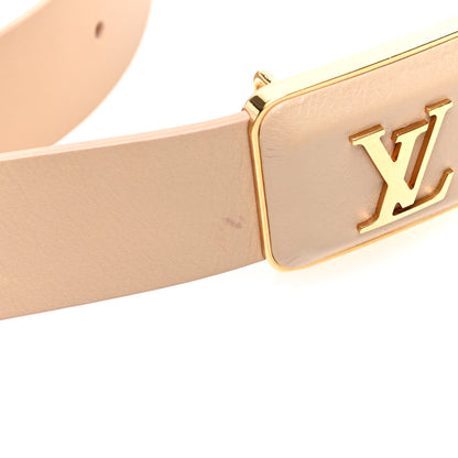 Louis Vuitton Calfskin Ecrin Belt 85 34 Opal 6 of 6