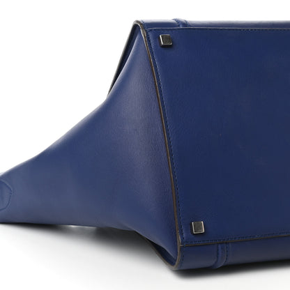 Celine Supple Calfskin Medium Phantom Luggage Indigo 7 of 11