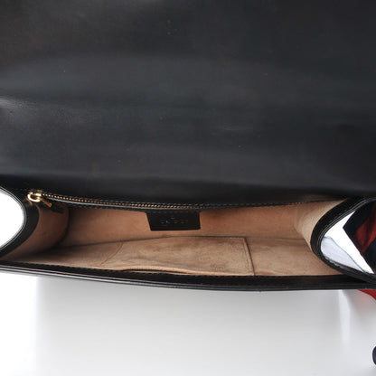 Gucci Calfskin Small Sylvie Shoulder Bag Black 6 of 10