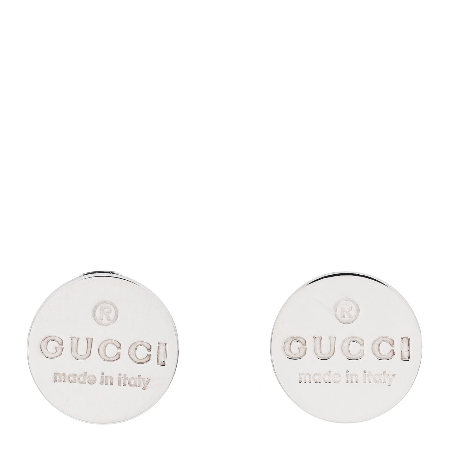 Sterling Silver Round Stud Earrings