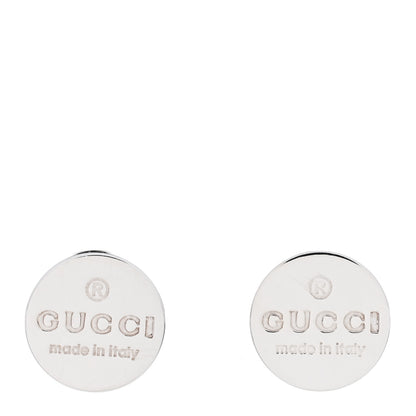Gucci Sterling Silver Round Stud Earrings 1 of 4
