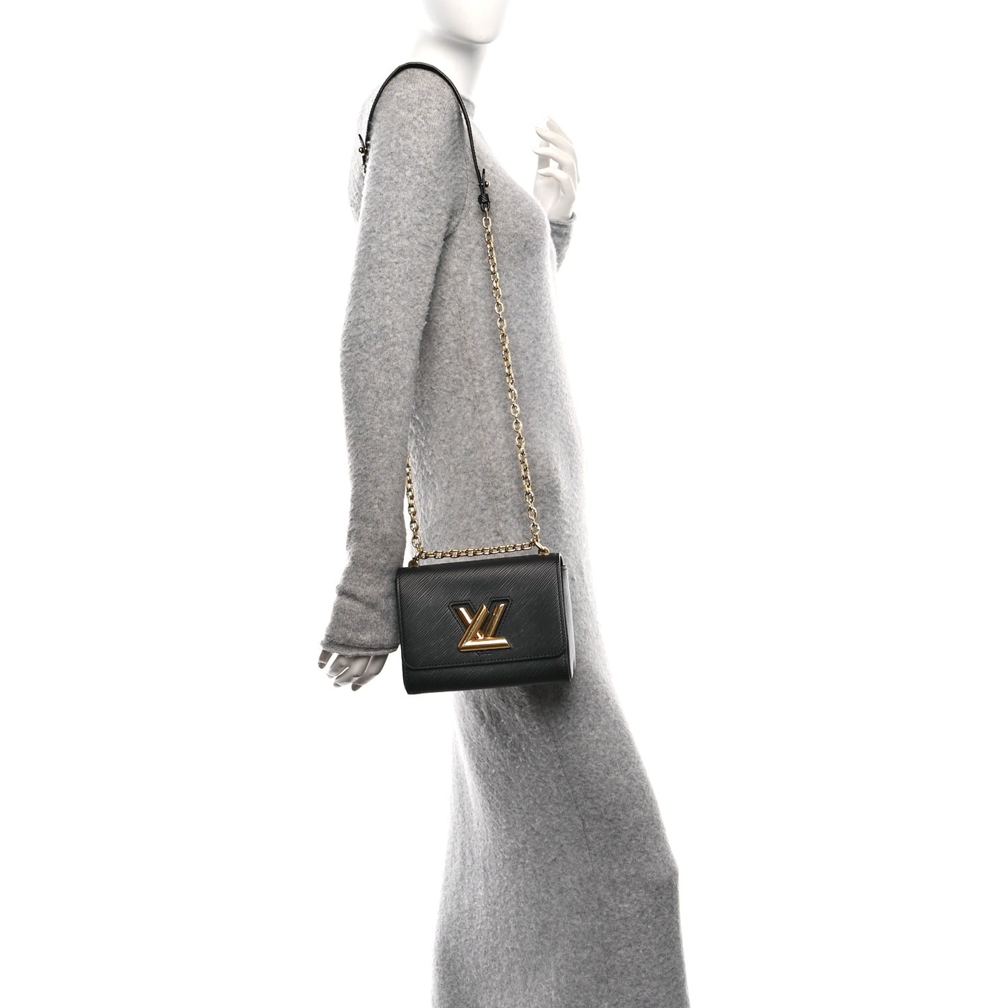 Epi Twist Shoulder Bag PM Black