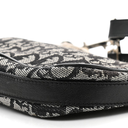 Christian Dior Monogram Shoulder Bag Pochette Black 10 of 10
