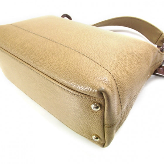 Caviar CC Wood Chain Hobo