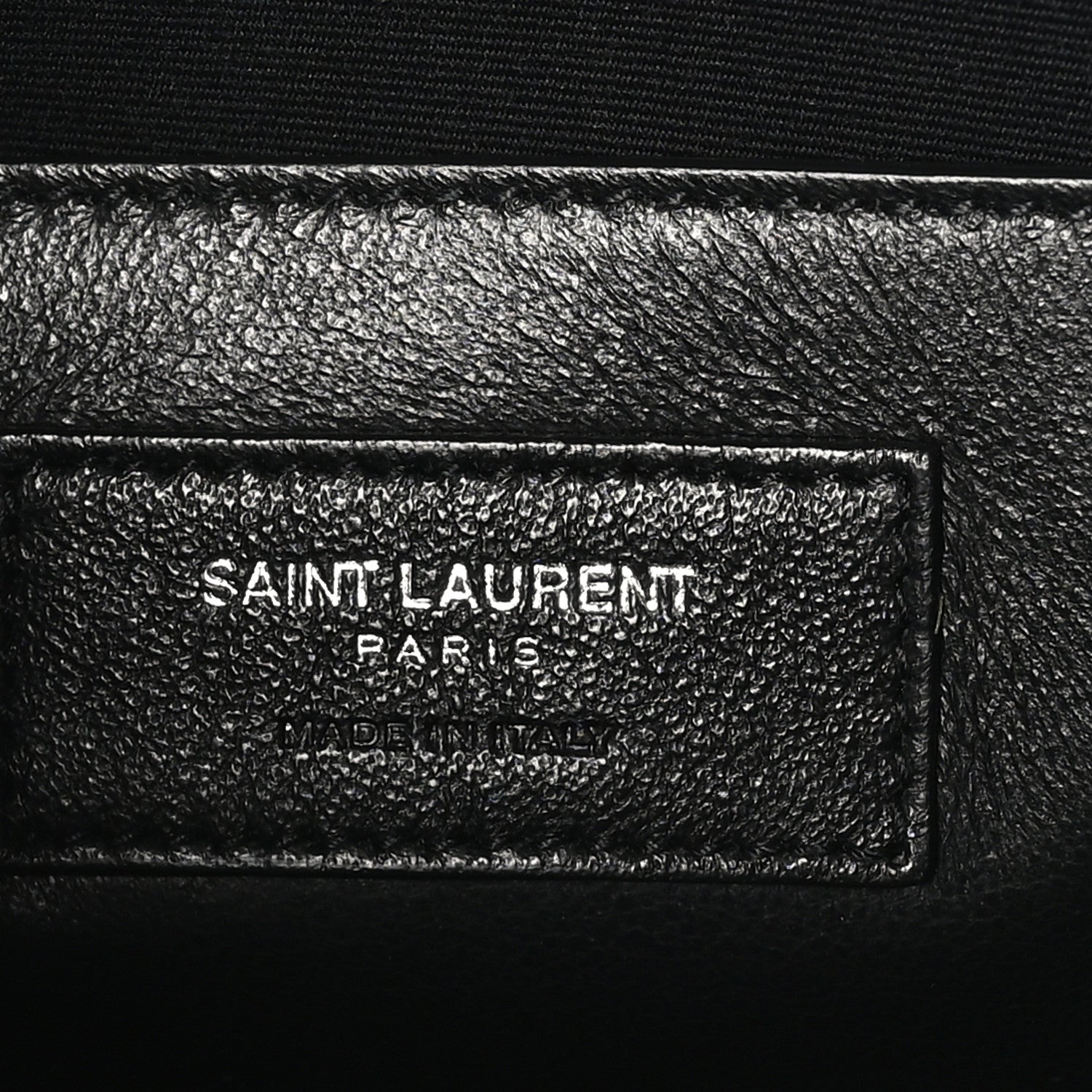 Saint Laurent Canvas Calfskin Small Uptown Tote Black 6 of 10