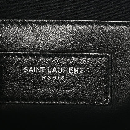 Saint Laurent Canvas Calfskin Small Uptown Tote Black 6 of 10