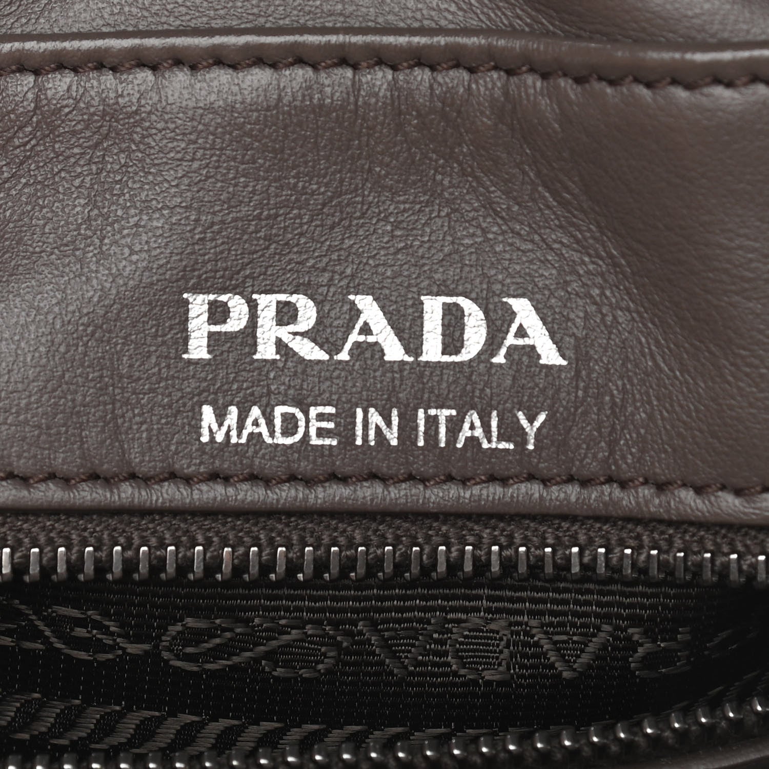 Prada Soft Calfskin Diagramme Camera Bag Bambu 6 of 9