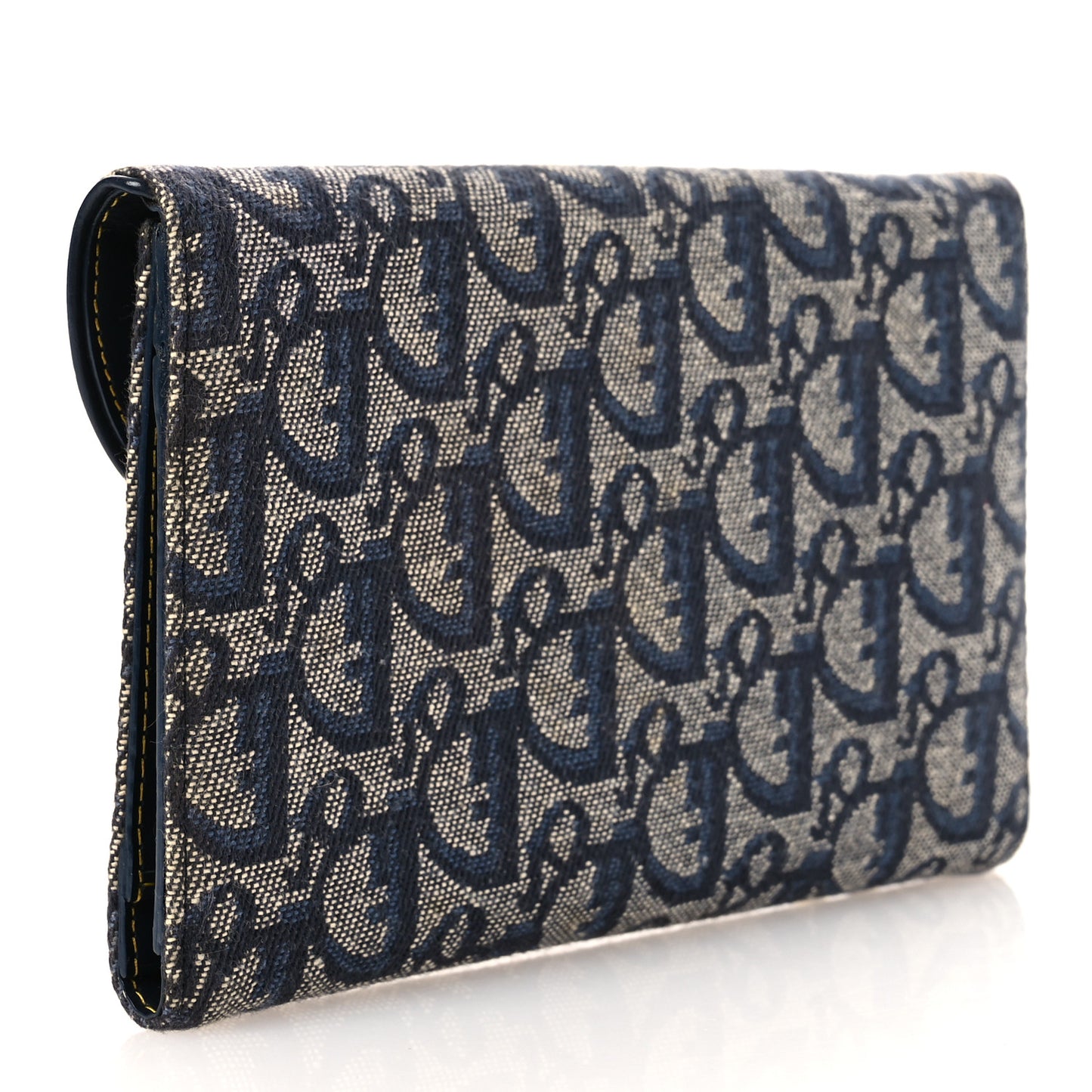 Monogram Saddle Large Zipped Wallet Blue
