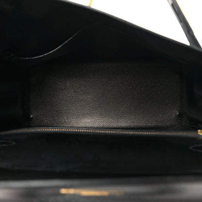 Hermes Box Kelly Retourne 28 Black 5 of 14