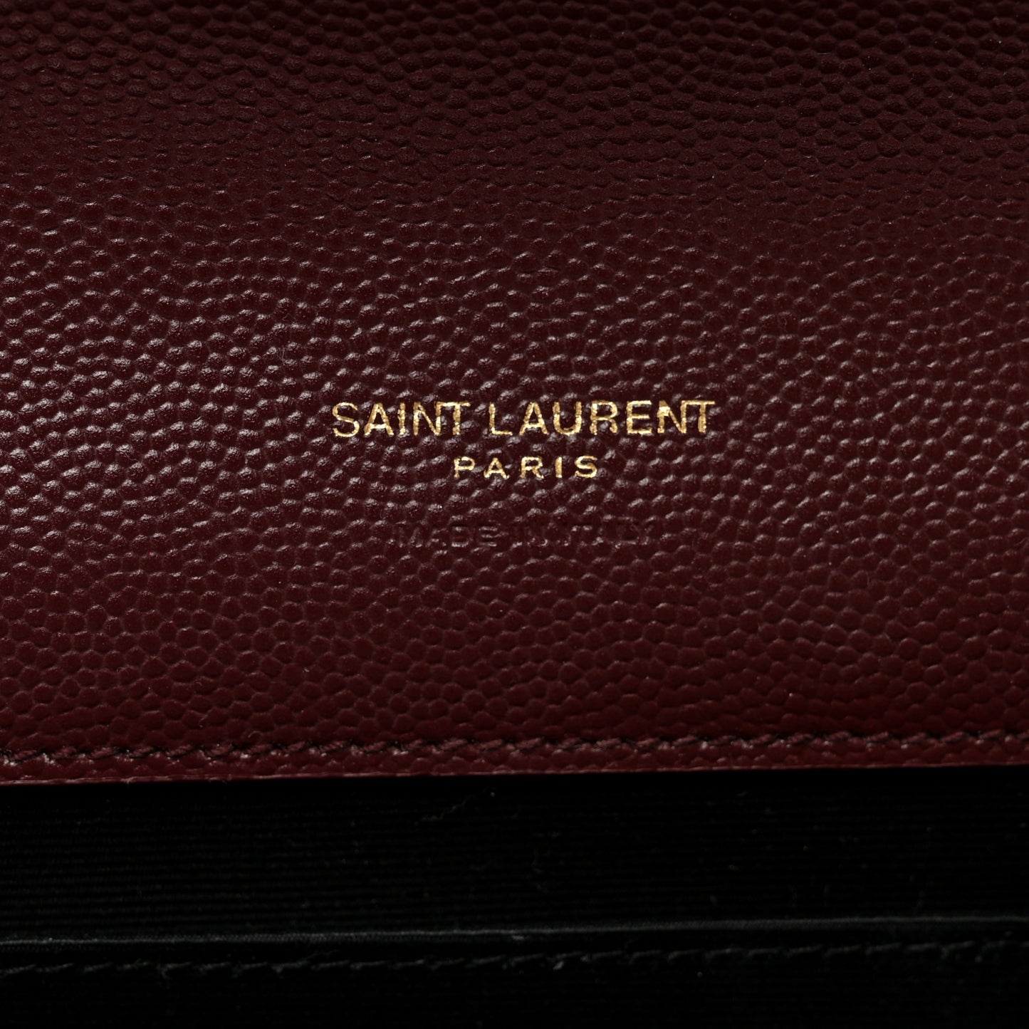 Grain De Poudre Matelasse Chevron Monogram Envelope Clutch Rouge Legion