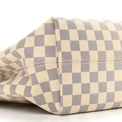 Louis Vuitton Damier Azur Graceful MM Rose Ballerine 9 of 10