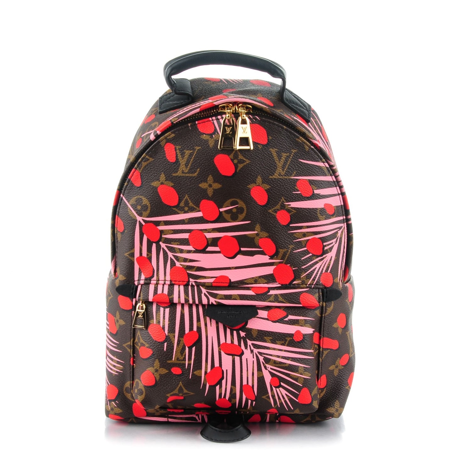 Monogram Jungle Dots Palm Springs Backpack PM Sugar Pink Poppy