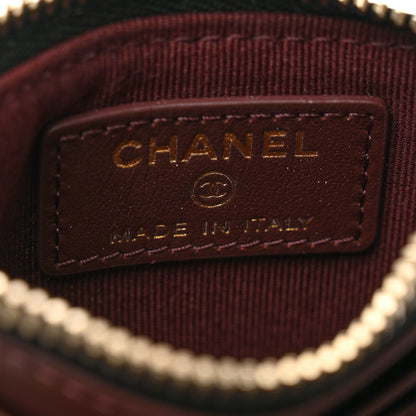 Chanel Caviar Quilted Compact Zipped Pocket Wallet Black 6 of 7