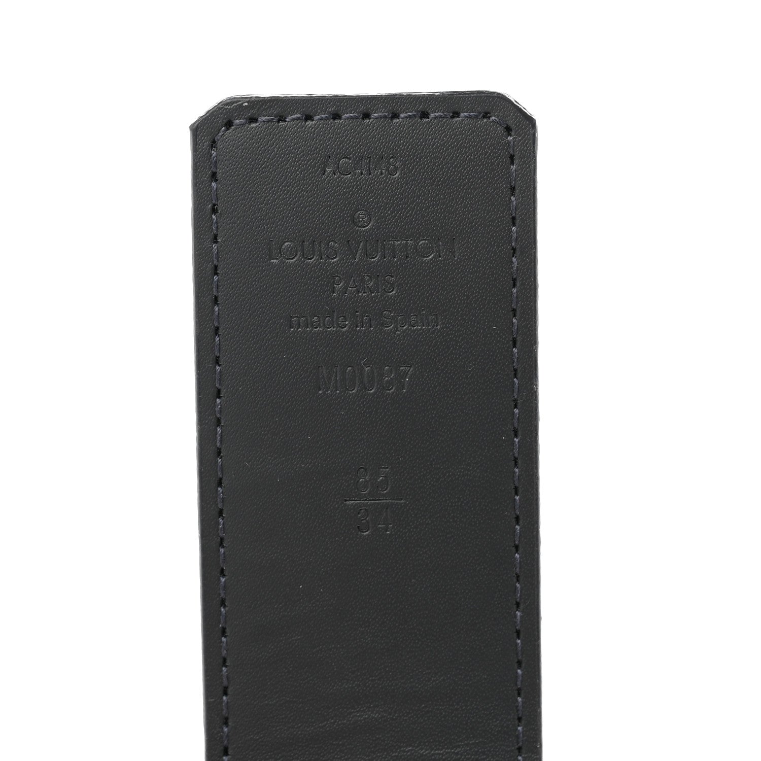Louis Vuitton Damier Graphite 40mm LV Initiales Belt 85 34 5 of 5