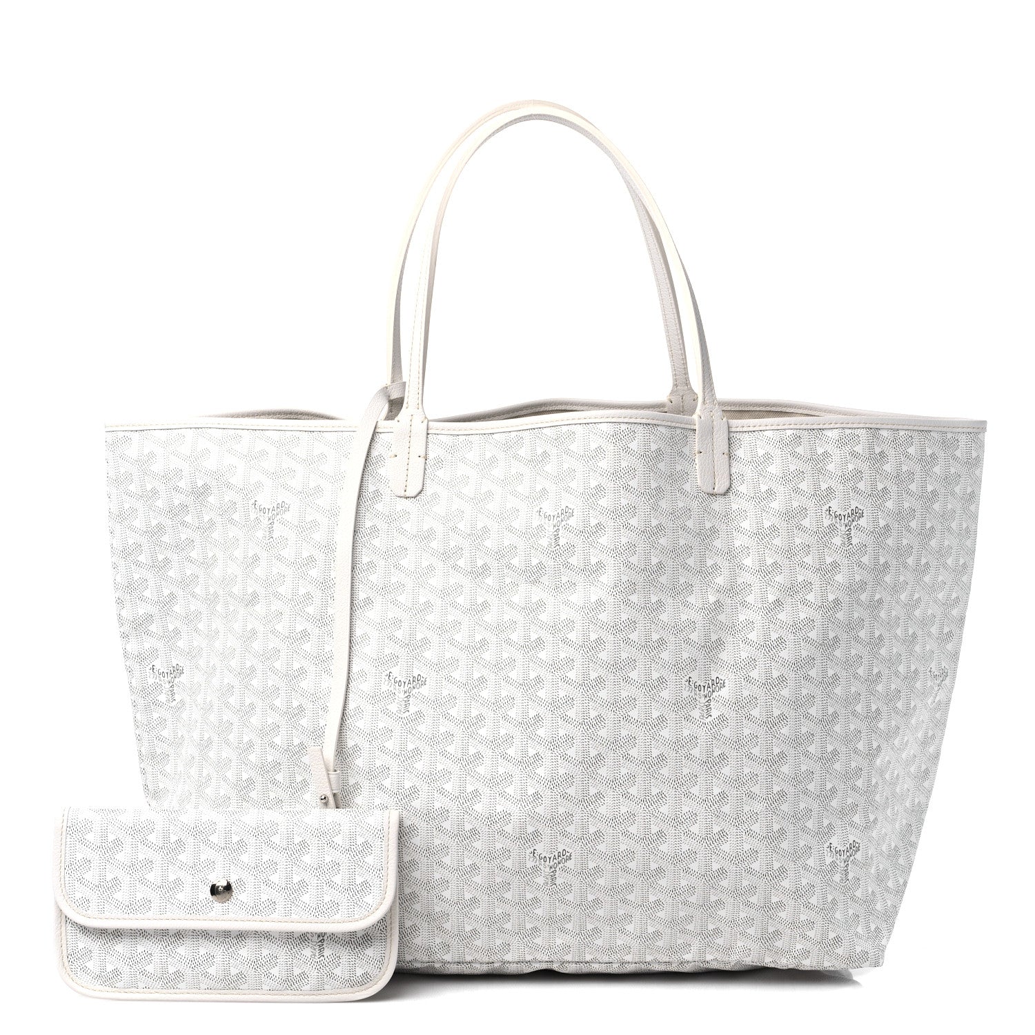 Goyard Goyardine Saint Louis GM White 1 of 10
