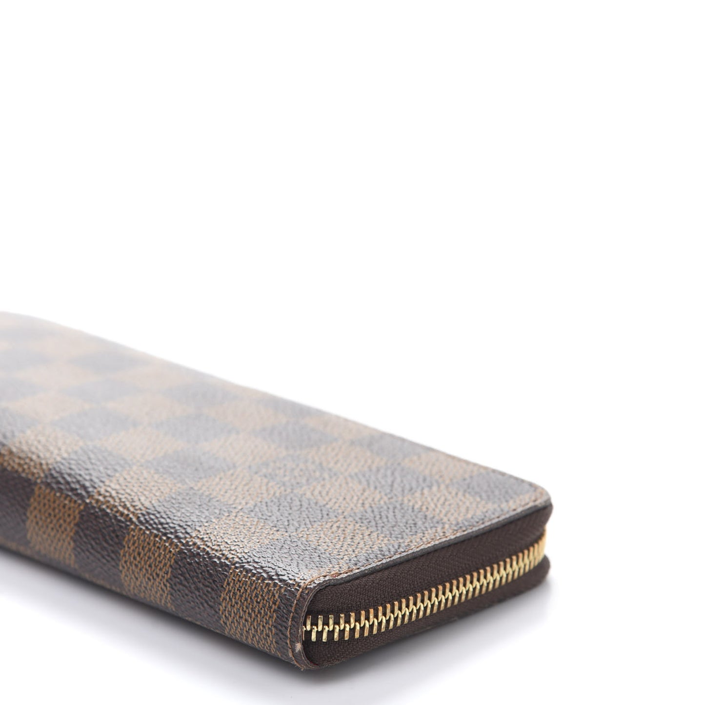Damier Ebene Clemence Wallet Cherry