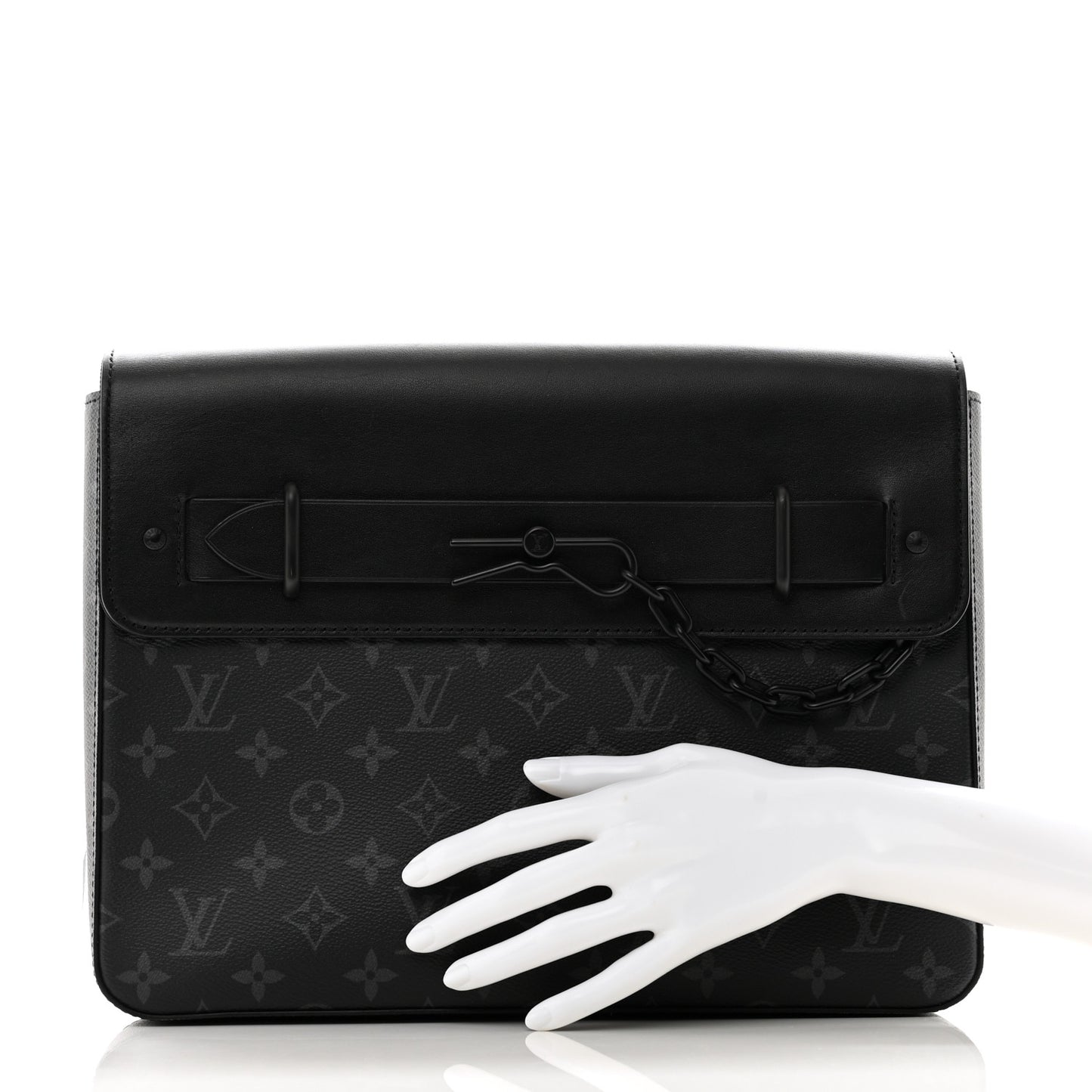 LOUIS VUITTON Monogram Eclipse Pochette Steamer