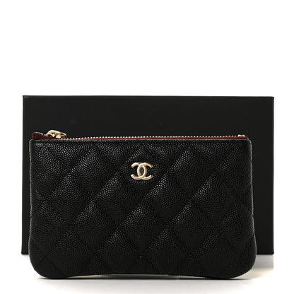 Chanel Caviar Quilted Small Cosmetic Case Black 10 of 10