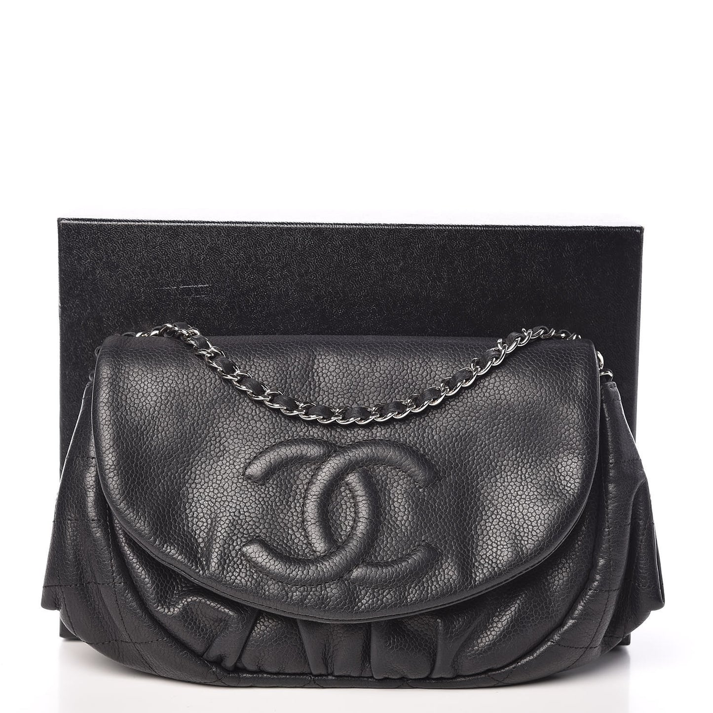 Caviar Half Moon Wallet On Chain WOC Black
