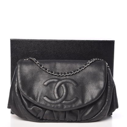 Chanel Caviar Half Moon Wallet On Chain WOC Black 12 of 12
