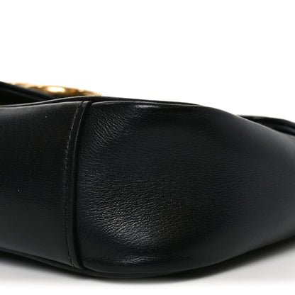 Gucci Calfskin Matelasse Mini GG Marmont Shoulder Bag Black 10 of 10