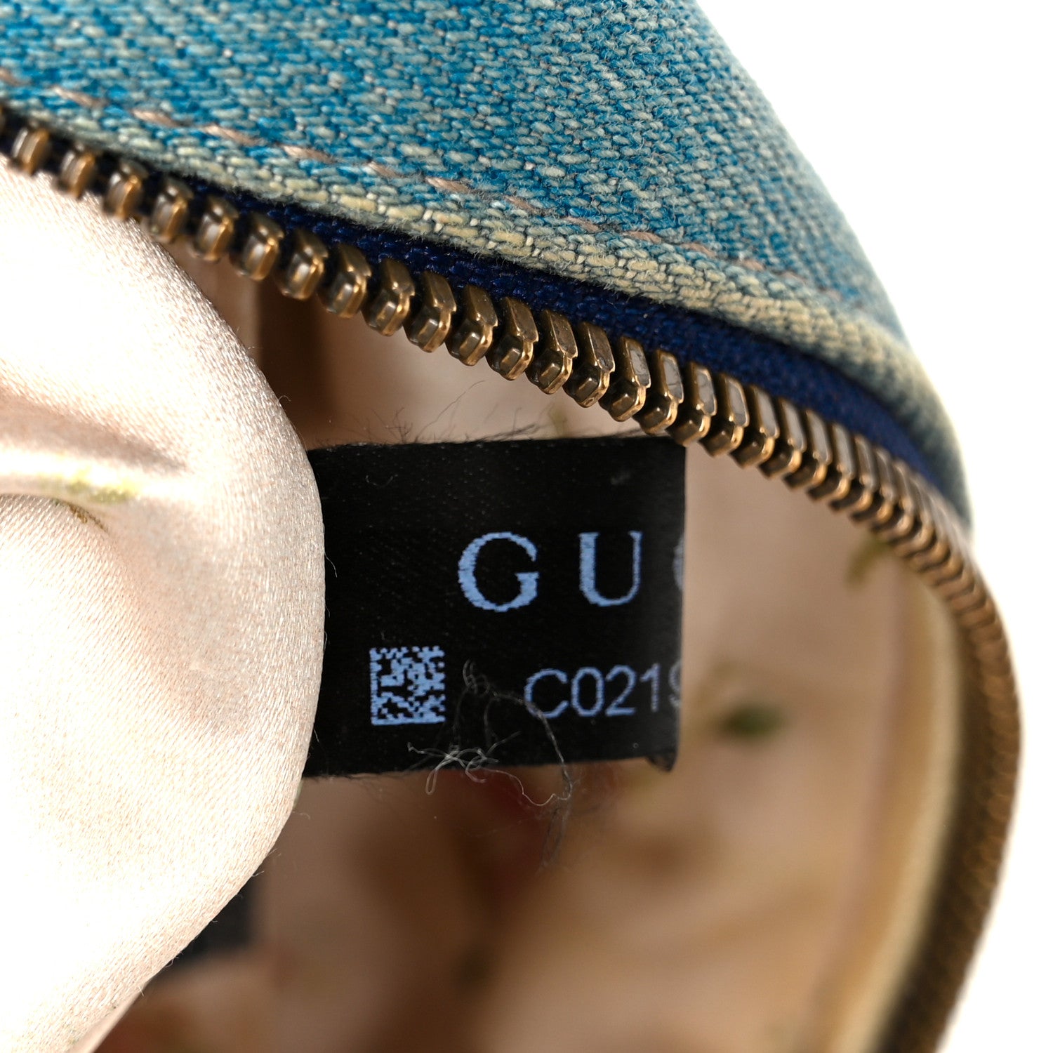 Gucci Denim Matelasse Small Pearly GG Marmont Chain Shoulder Bag Blue 8 of 11