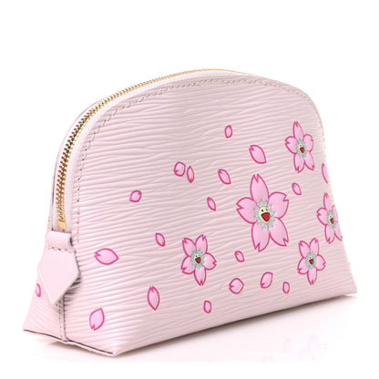 Louis Vuitton LV X TM Epi Cherry Blossom Cosmetic Pouch Pink 3 of 7