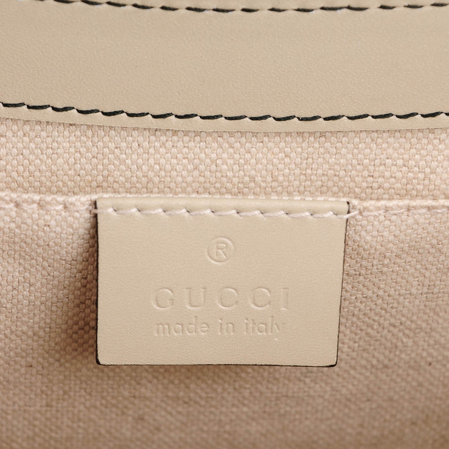 Monogram Margaux Calfskin Medium Emily Chain Shoulder Bag Beige Ebony Mystic White