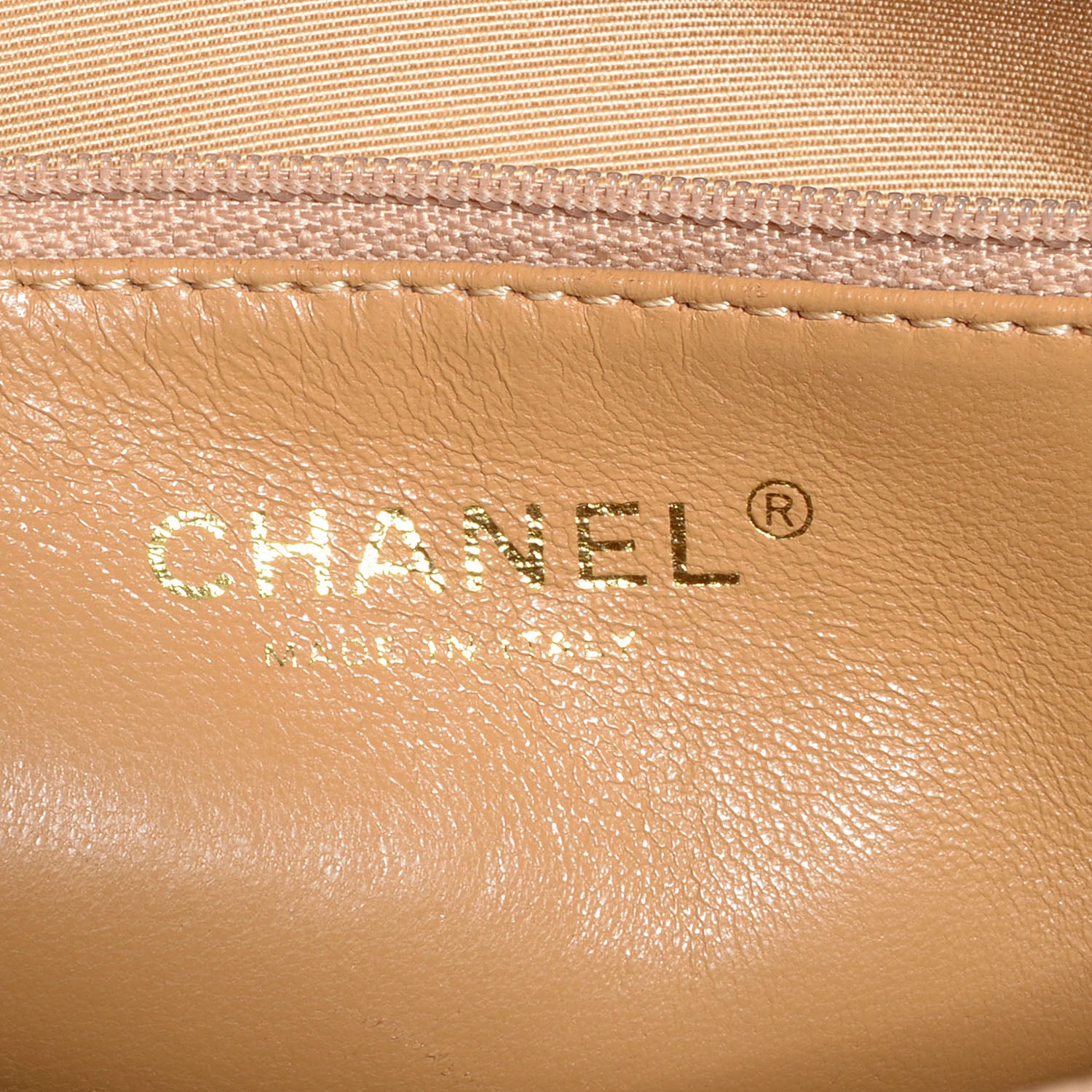 Chanel Caviar Quilted Medallion Tote Beige 6 of 7