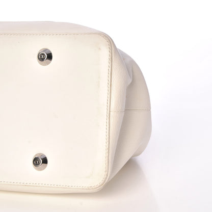 Christian Dior Calfskin Frame Satchel White 20 of 20