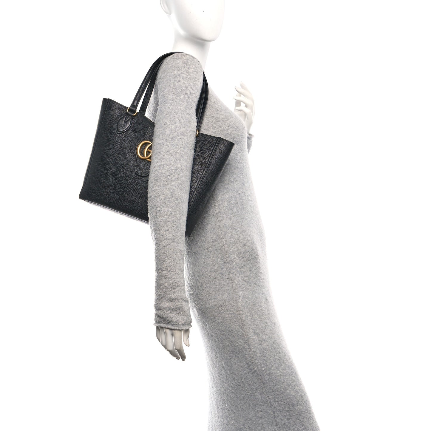 New Sakai Calfskin Lux Small Dahlia Tote Black
