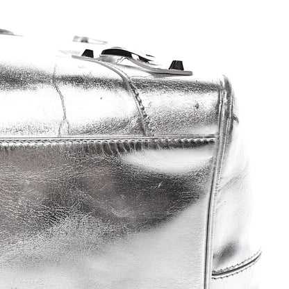 Balenciaga Metallic Calfskin Motocross Classic Hardware Bowling MM Silver Hardware 19 of 20