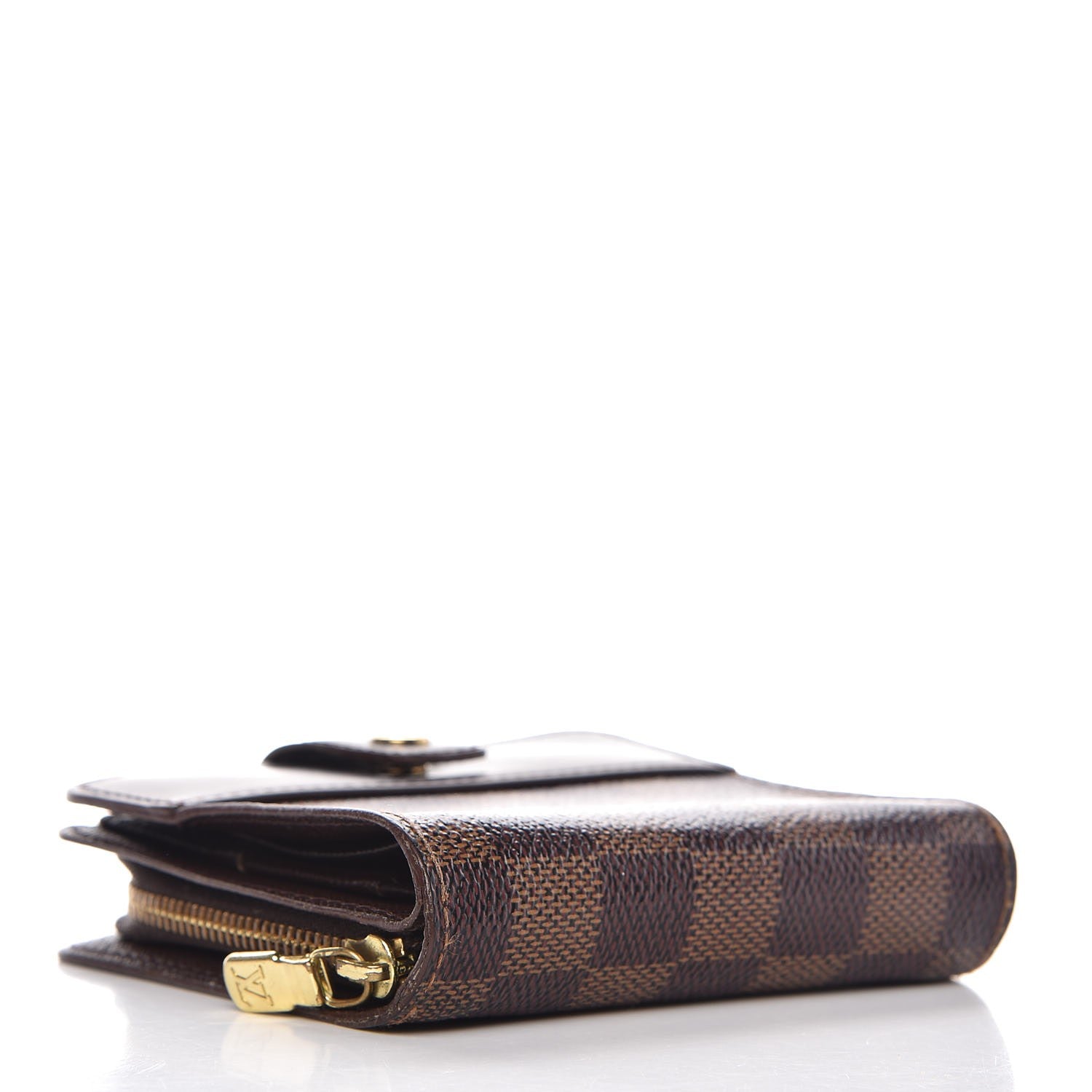 Louis Vuitton Damier Ebene Zippe Zipped Compact Wallet 4 of 9