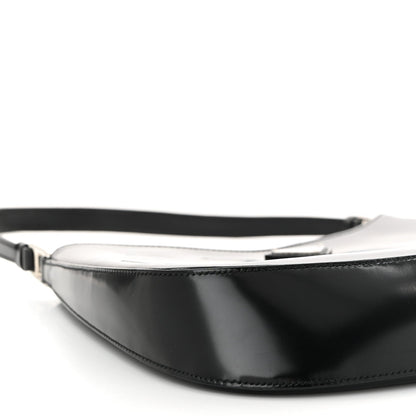 Prada Spazzolato Cleo Shoulder Bag Black 9 of 10
