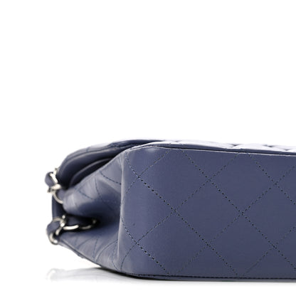 Chanel Lambskin Quilted Medium Double Flap Light Purple 9 of 13