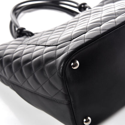 Chanel Calfskin Quilted Large Cambon Tote Black 15 of 15