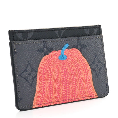 Louis Vuitton LV X YK Monogram Eclipse Reverse Pumpkin Card Holder 3 of 8
