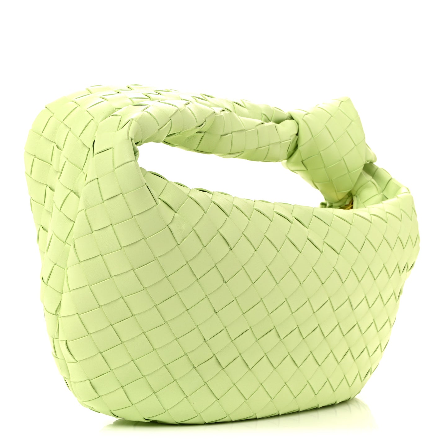 Nappa Intrecciato Teen Jodie Hobo Pistachio