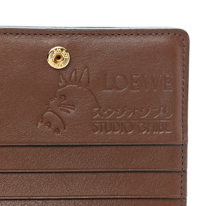 Loewe X SPIRITED AWAY Calfskin Susuwatari Compact Zip Wallet Fresh Mint 6 of 9