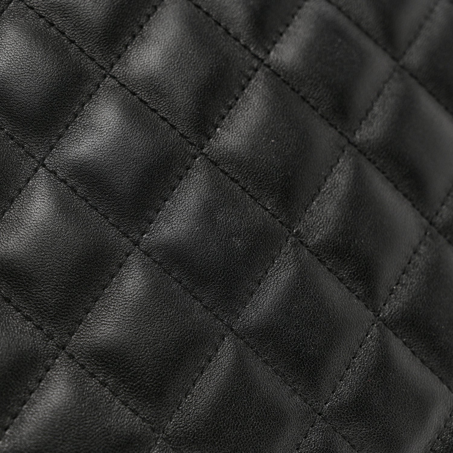 Chanel Lambskin Quilted Medium Cosmetic Case Black 8 of 10