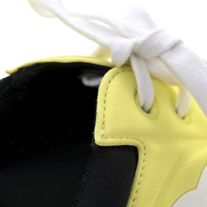 Chanel Lycra Fabric CC Sneakers 38 Yellow 9 of 10