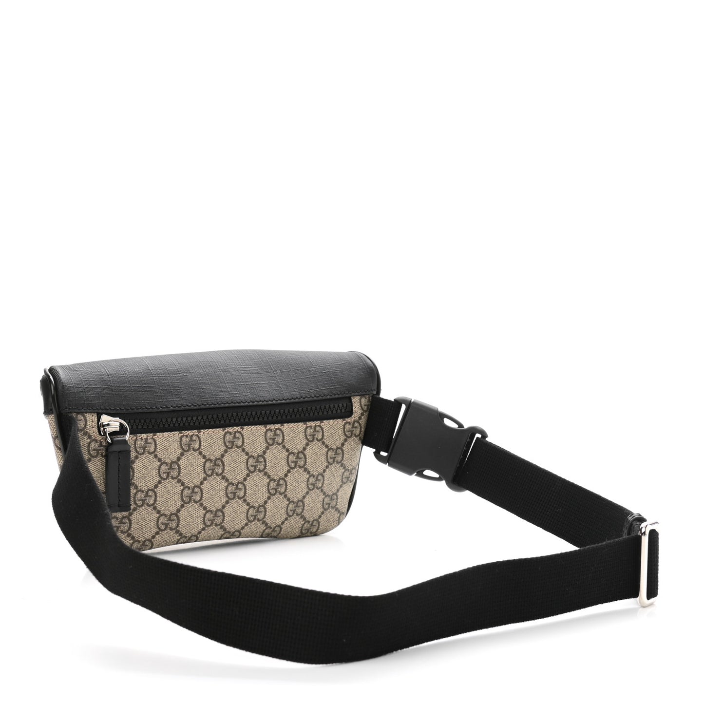 GG Supreme Monogram Belt Bag Black