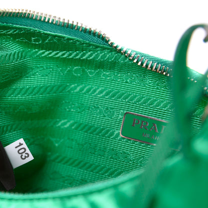 Prada Nylon Re-Edition 2005 Shoulder Bag Menta 10 of 12