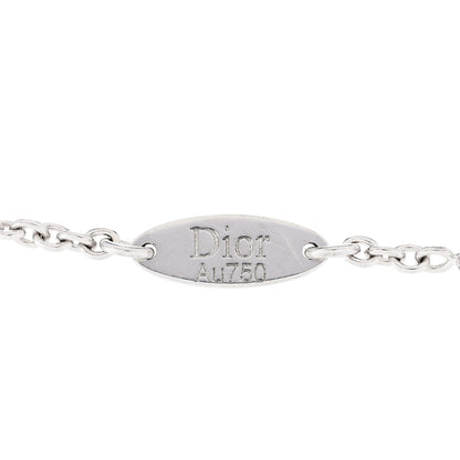 Christian Dior 18K White Gold Diamond Mimirose Bracelet 3 of 5