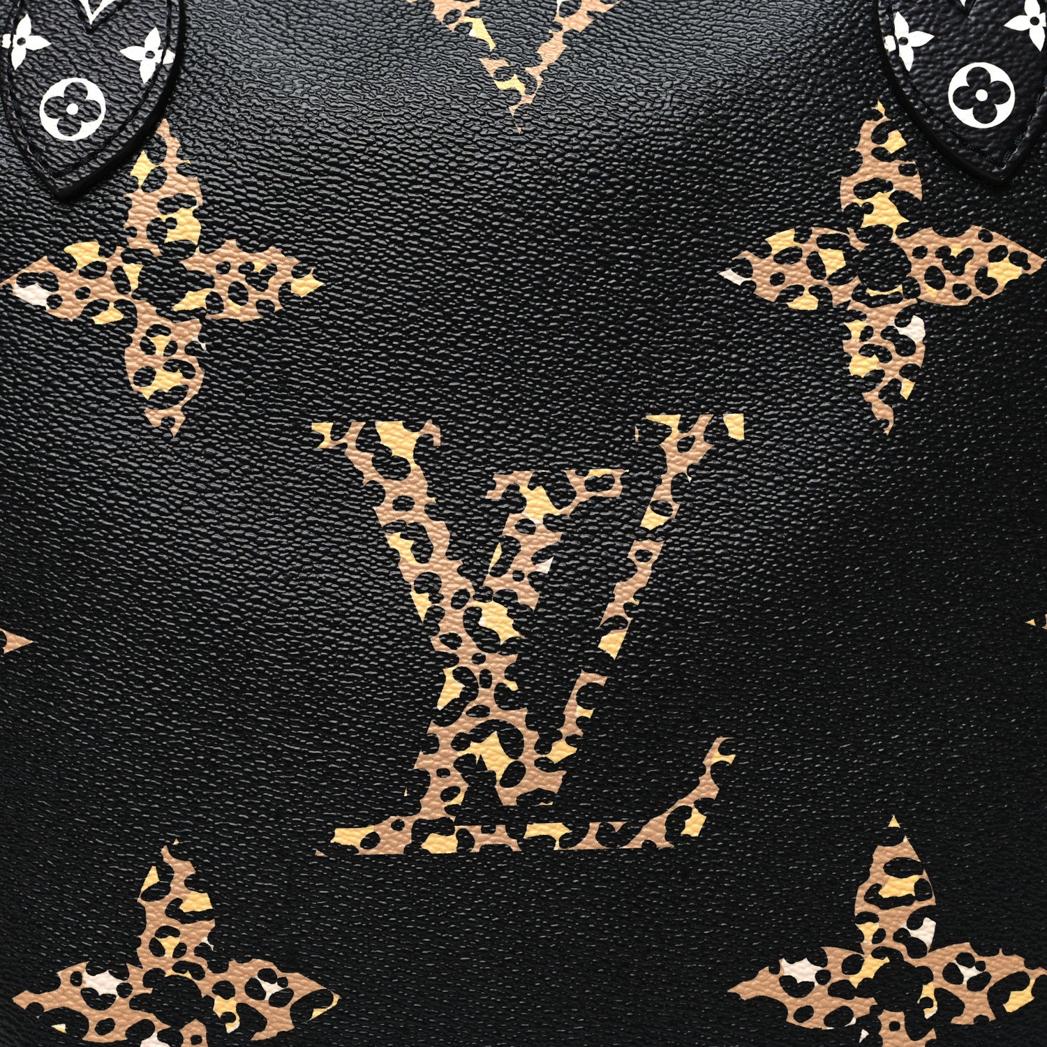 Louis Vuitton Monogram Giant Jungle Neverfull MM Black 7 of 9