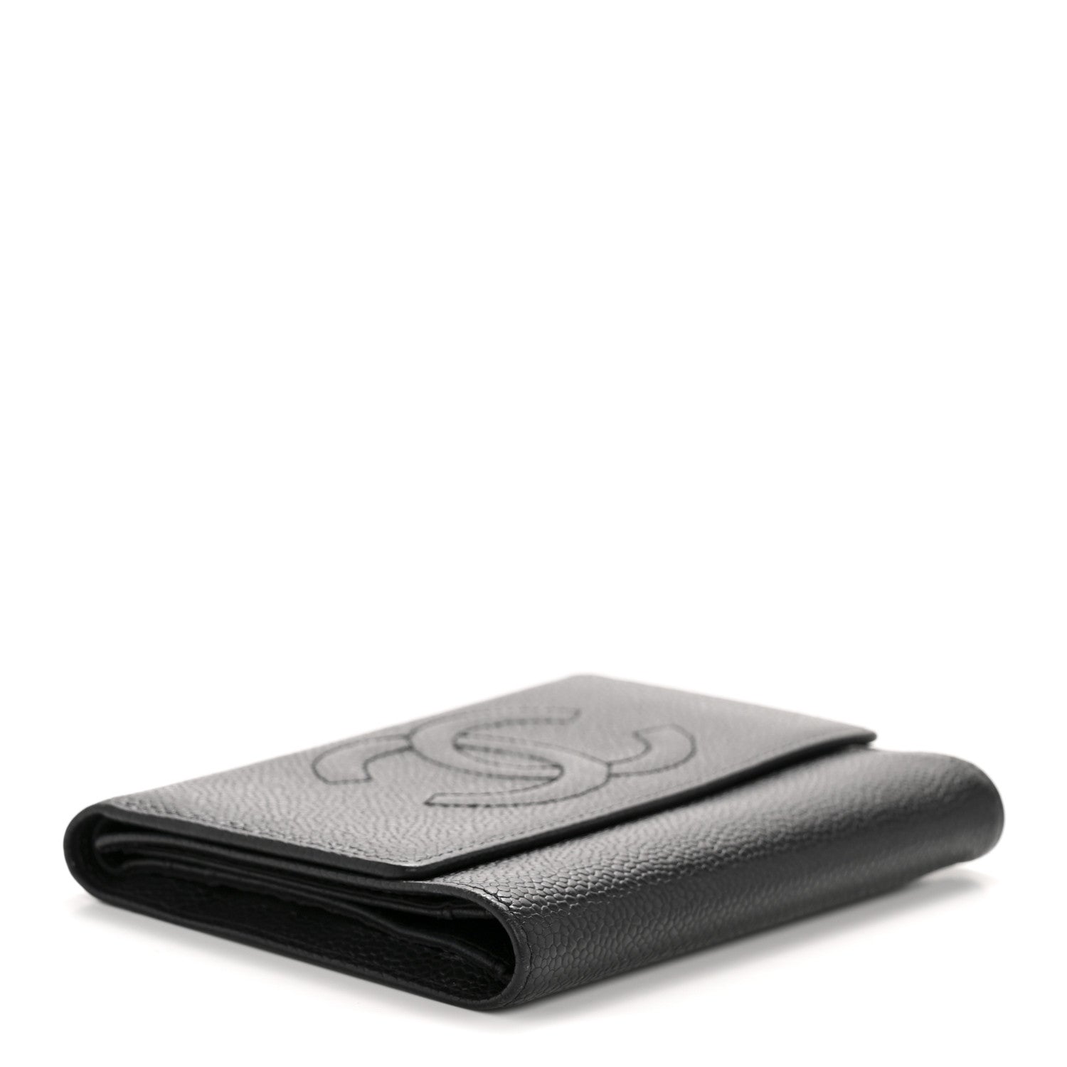 Chanel Caviar Timeless CC Wallet Black 4 of 11